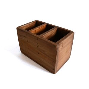 Holzform Aufbewahrung 3 Fächer 25x10 cm - Hofart